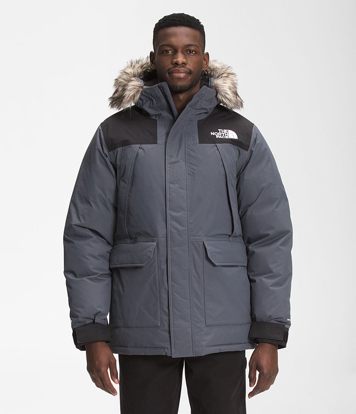 The North Face McMurdo Parka Mens Puffer Jacket Grey 486921-FPL